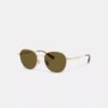 Metal Hangtag Round Sunglasses