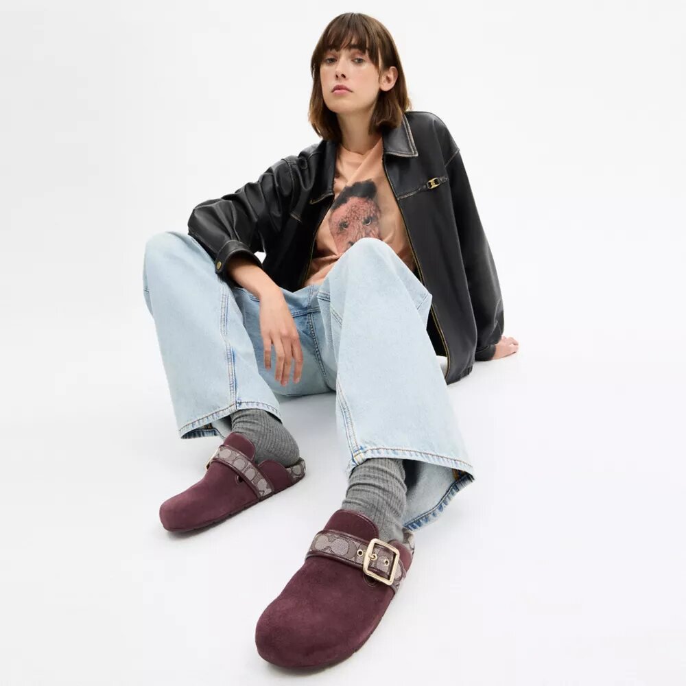 Archival Buckle Clog