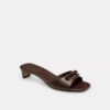 Bow Kitten Heel Sandal