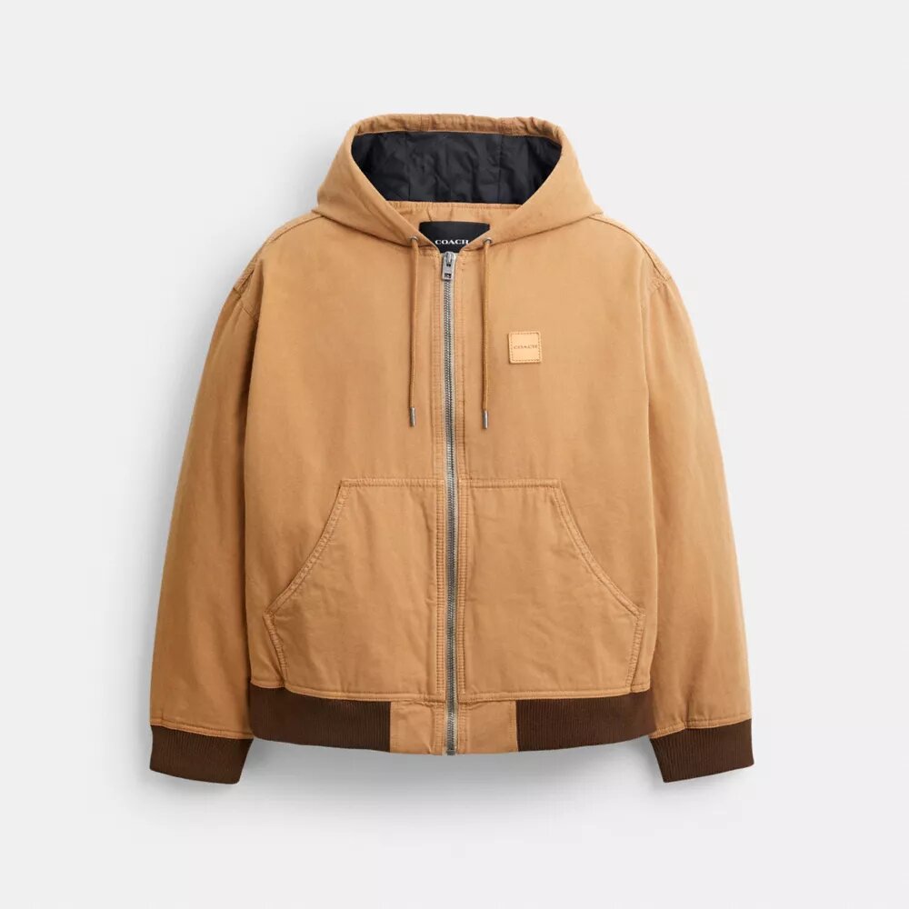 Canvas Zip Hoodie