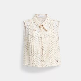 Cropped Sleeveless Blouse