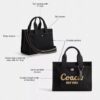 Disney X Coach Cargo Tote Bag 26 with Mickey Mouse in Regenerative Cotton Canvas