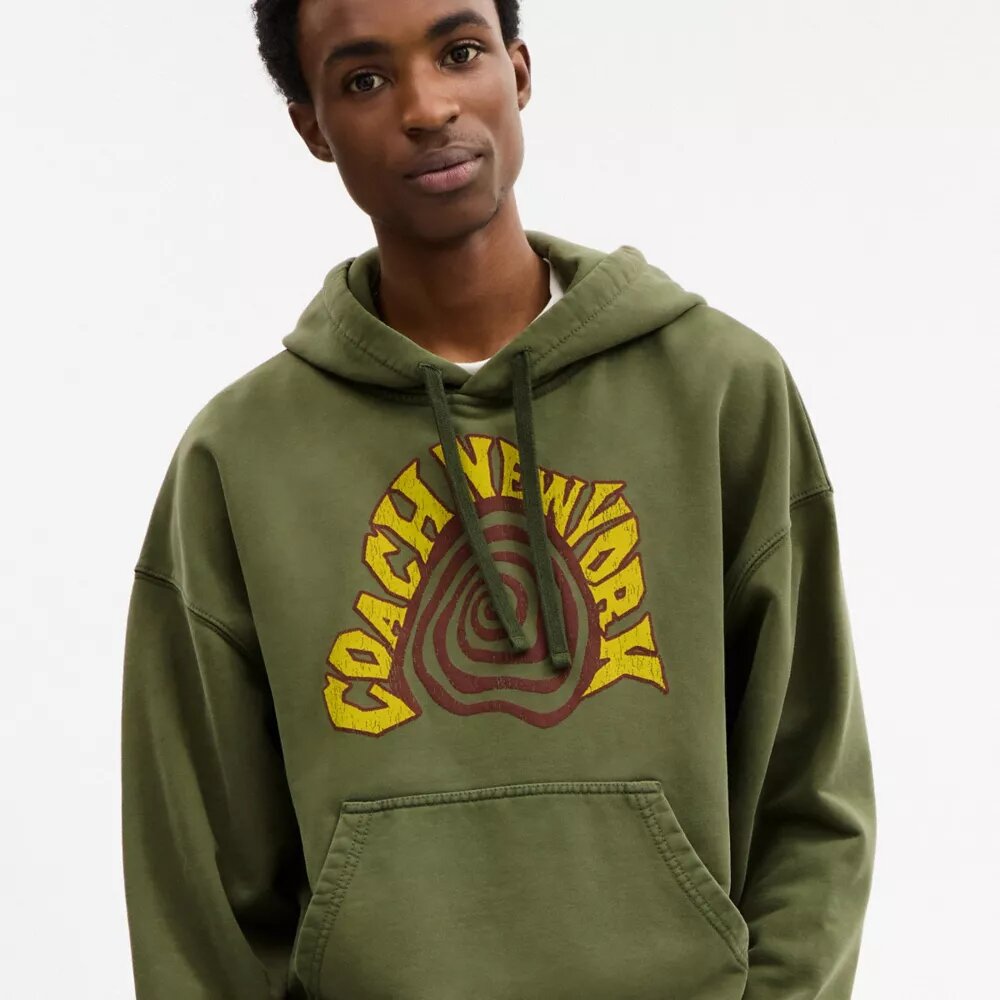 Garment Dyed Spiral Hoodie