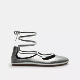 Lace-Up Soft Ballet Flat