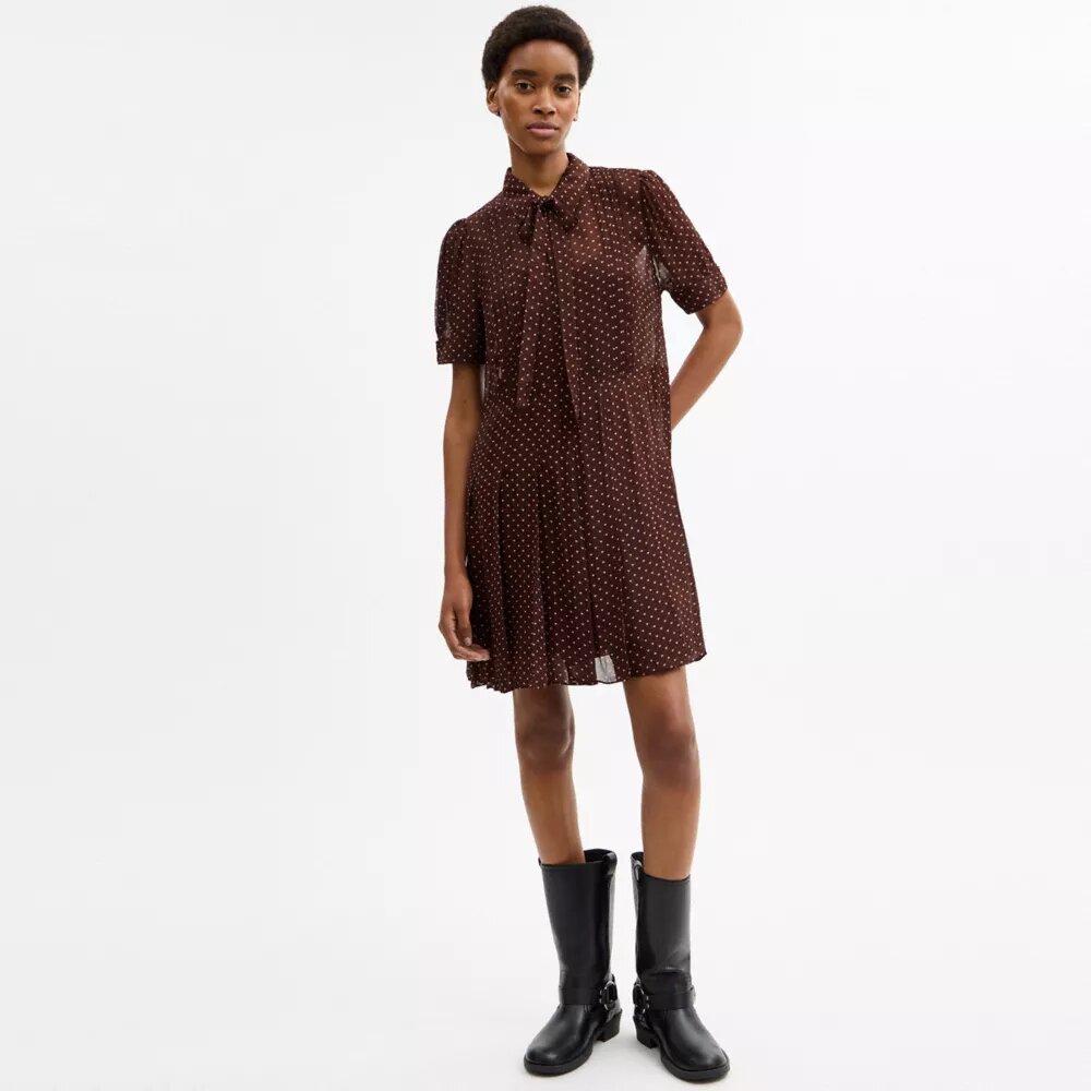 Printed Shirt Dress