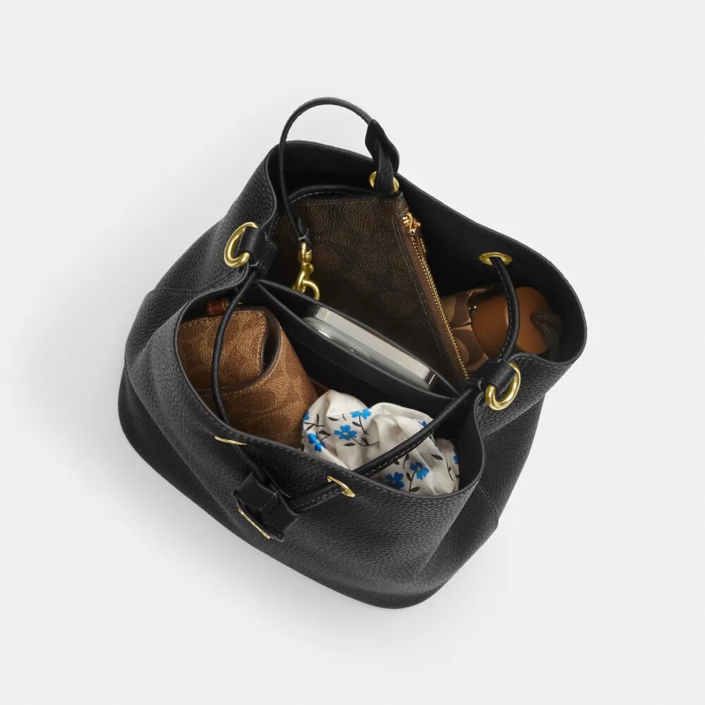 Rowan Bucket Bag in Signature Canvas