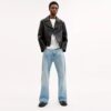 Shrunken Leather Biker Jacket
