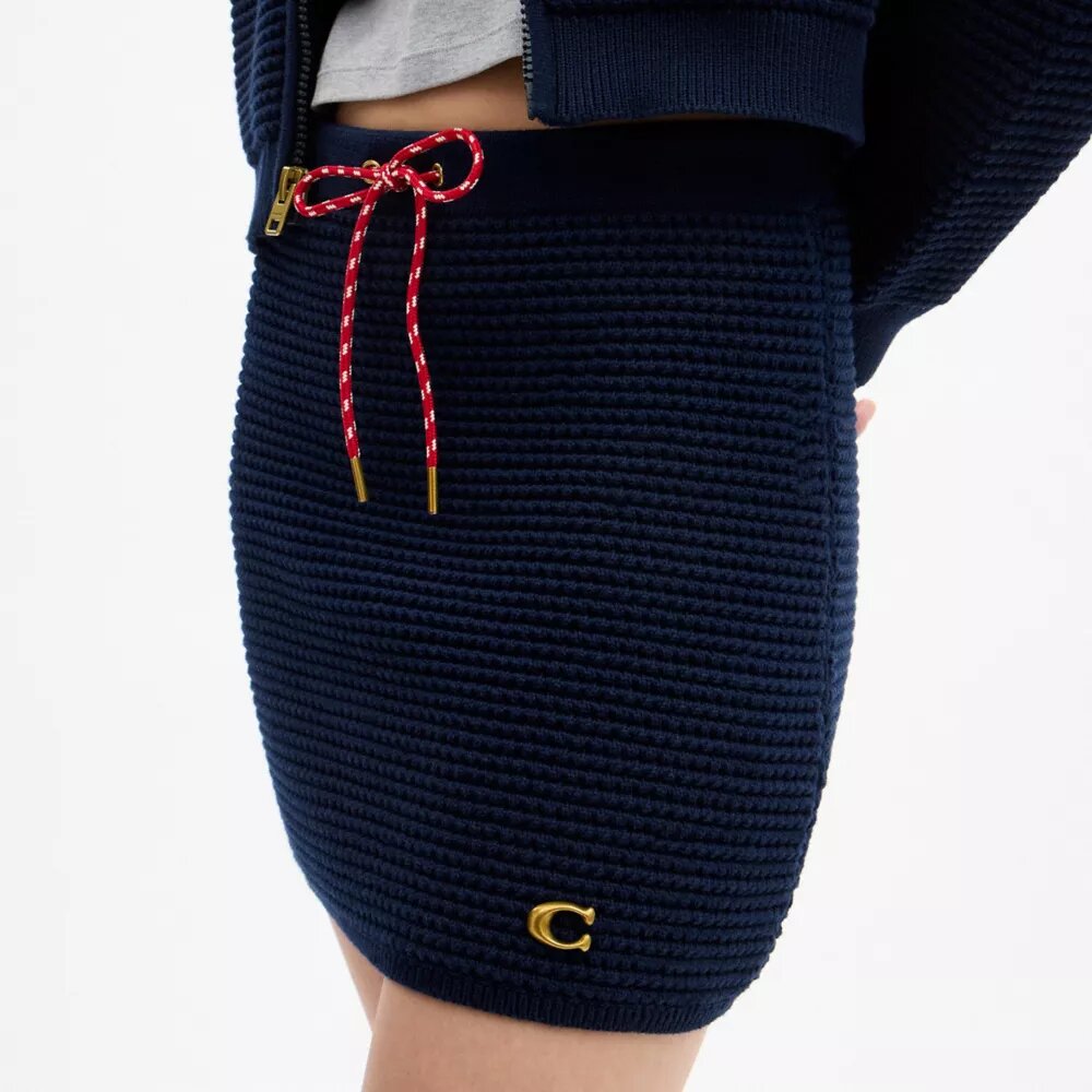 Textured Knit Skirt